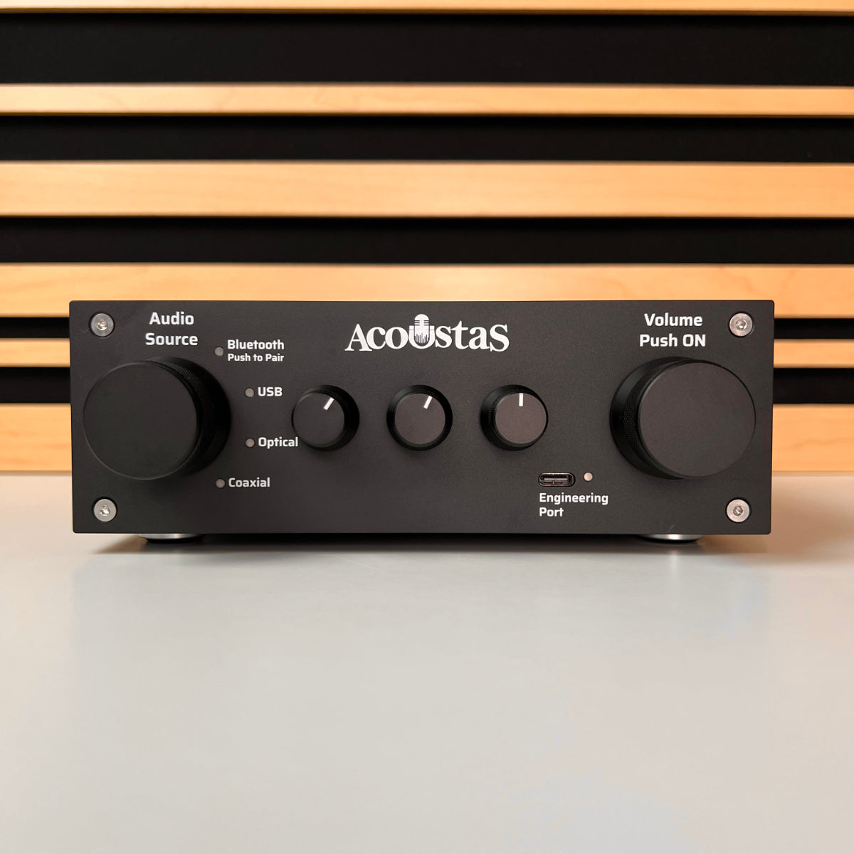 Acoustas AC650 DSP Amplifier - Deluxe Mini Edition in Stealth Black