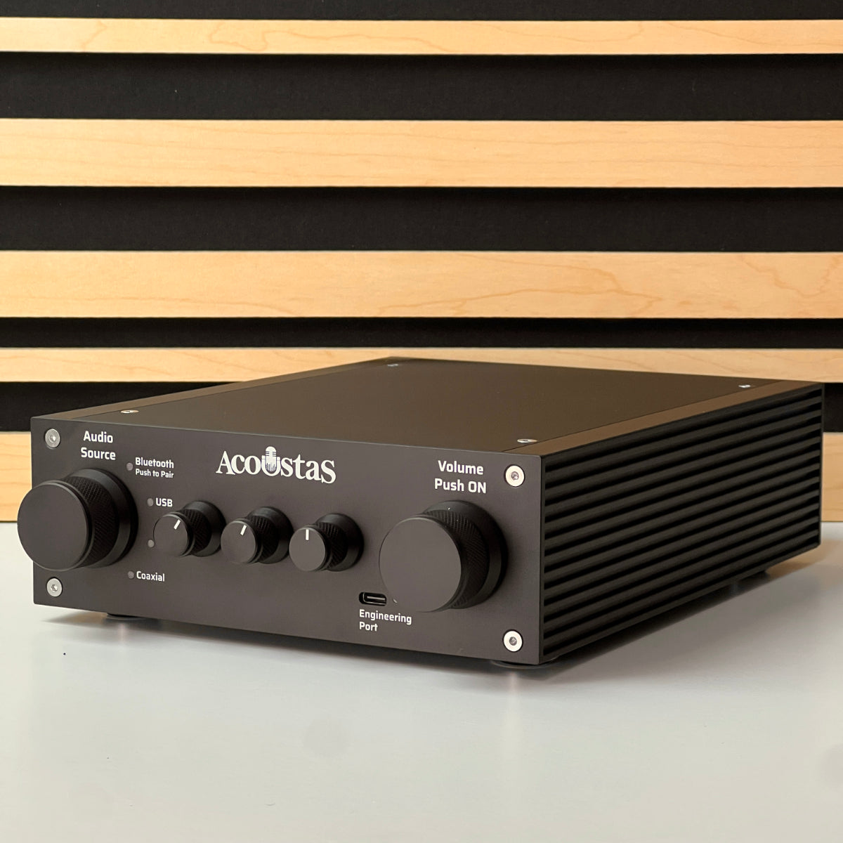 Acoustas AC650 DSP Amplifier - Deluxe Mini Edition in Stealth Black